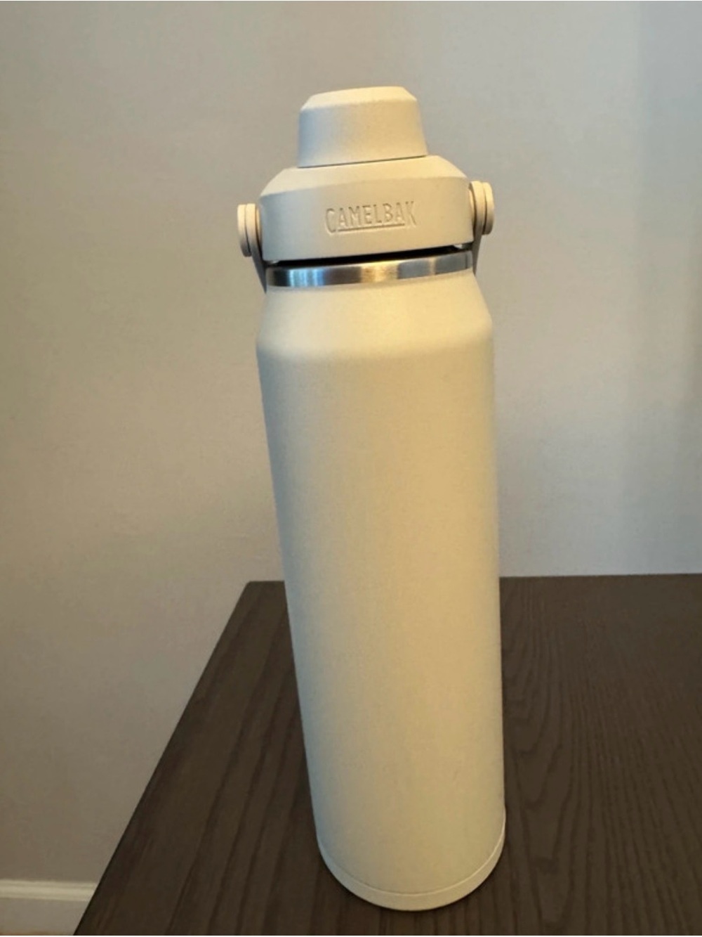 CamelBak Cream Travel Water Bottle with Flip Cap